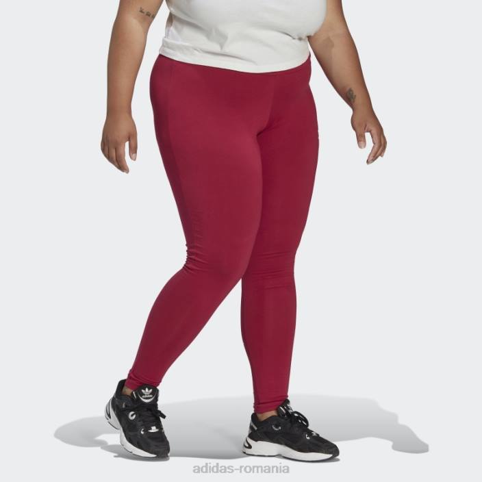 Adidas colanti adicolor essentials (plus marime) visiniu femei Burgundia 2JBN23282