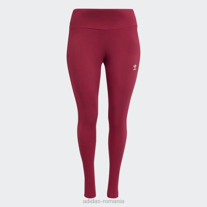 Adidas colanti adicolor essentials (plus marime) visiniu femei Burgundia 2JBN23282