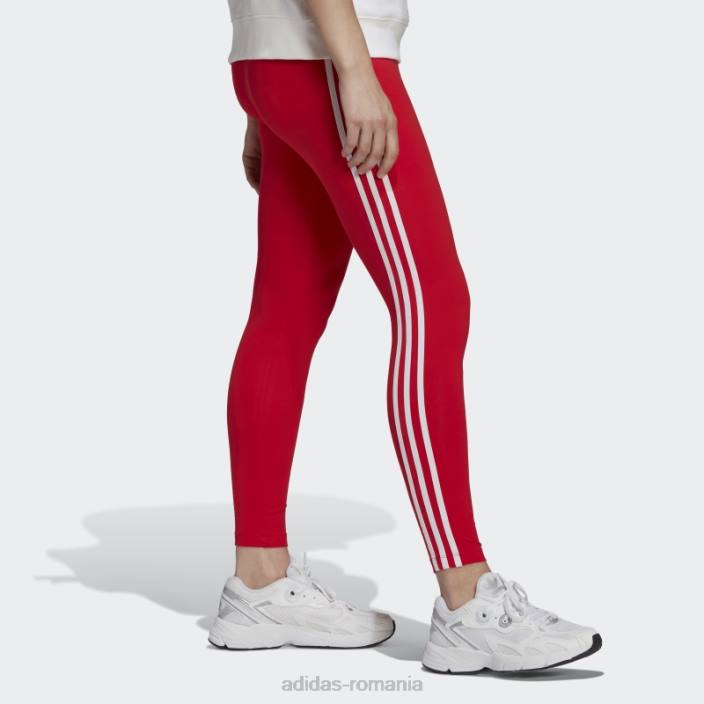 Adidas colanti rosu adicolor classics cu 3 dungi femei roșu 2JBN23459