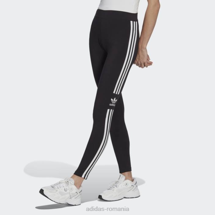 Adidas colanti trefoil negri femei negru 2JBN23420