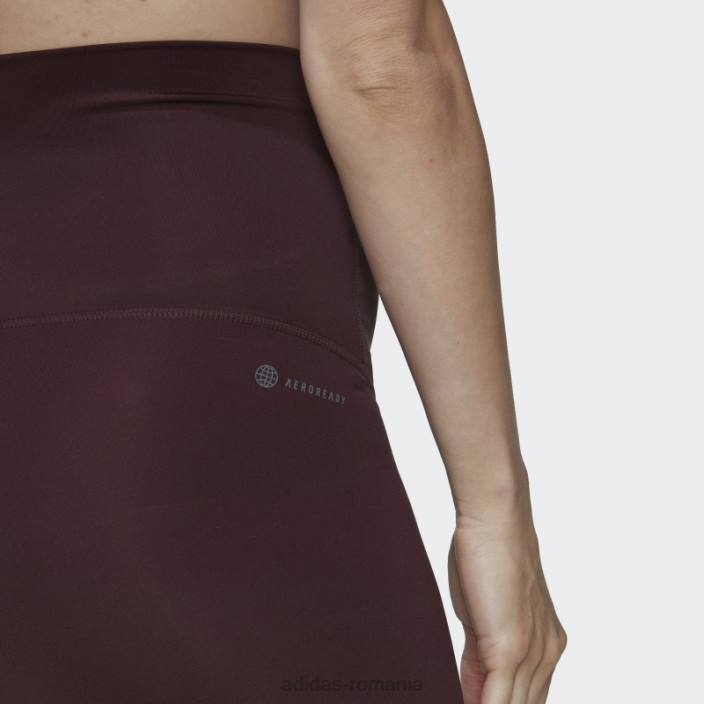 Adidas elemente esentiale pentru antrenament jambiere 7/8 (maternitate) maro adidas femei maro 2JBN23520