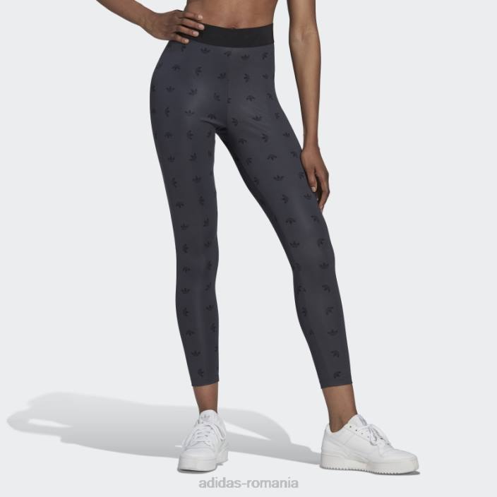 Adidas jambiere adidas cu talie înaltă 7/8 gri noapte femei gri de noapte 2JBN23475