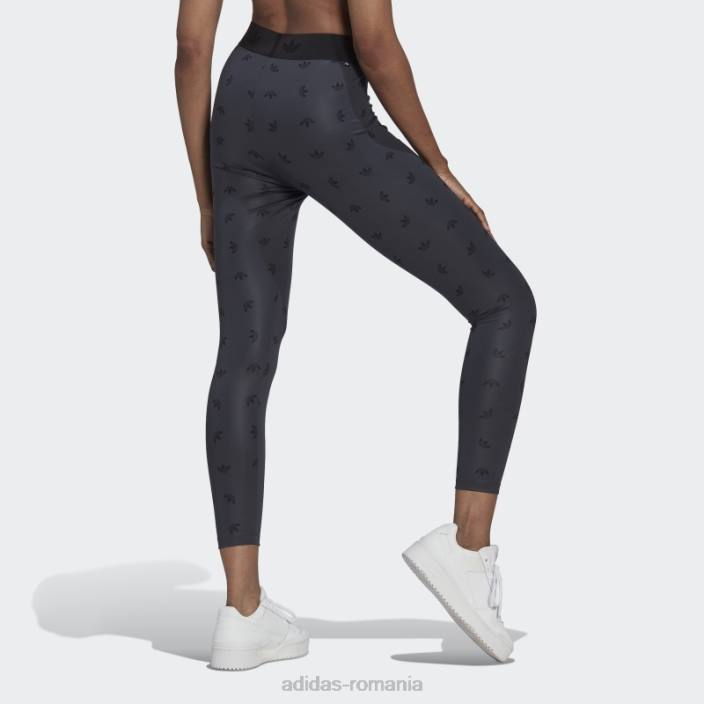 Adidas jambiere adidas cu talie înaltă 7/8 gri noapte femei gri de noapte 2JBN23475