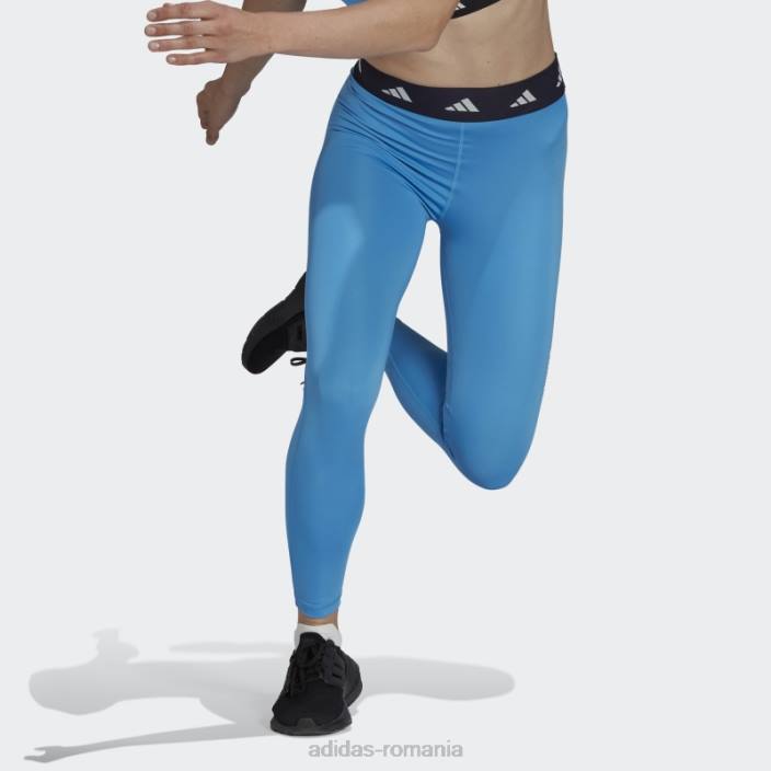 Adidas jambiere albastre techfit 7/8 femei cerneală albastră 2JBN23477