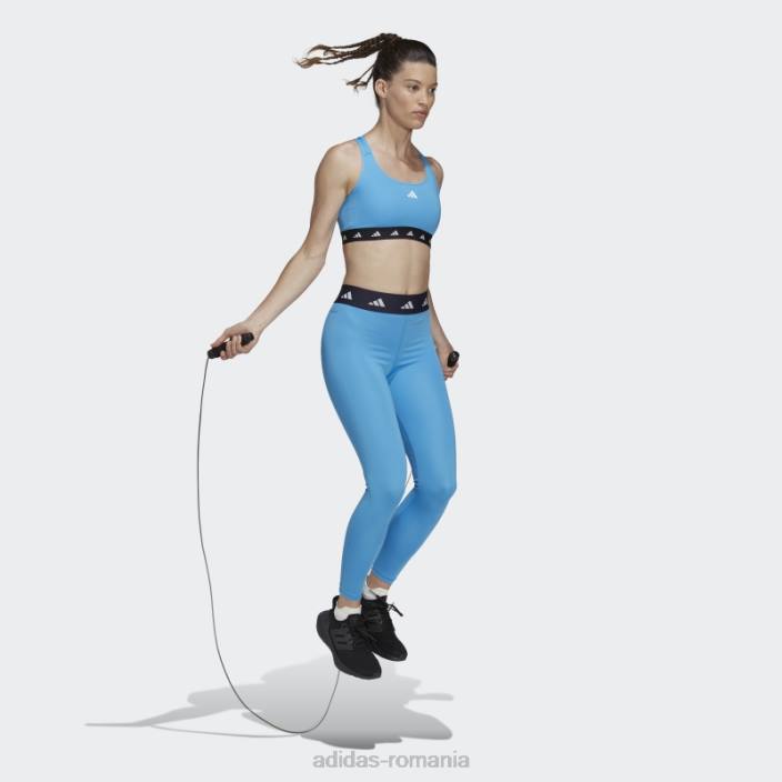 Adidas jambiere albastre techfit 7/8 femei cerneală albastră 2JBN23477