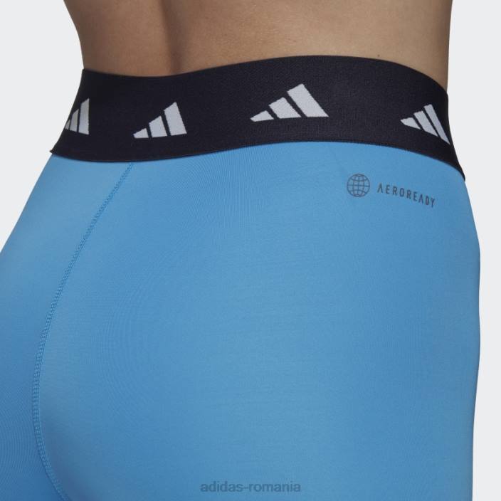 Adidas jambiere albastre techfit 7/8 femei cerneală albastră 2JBN23477