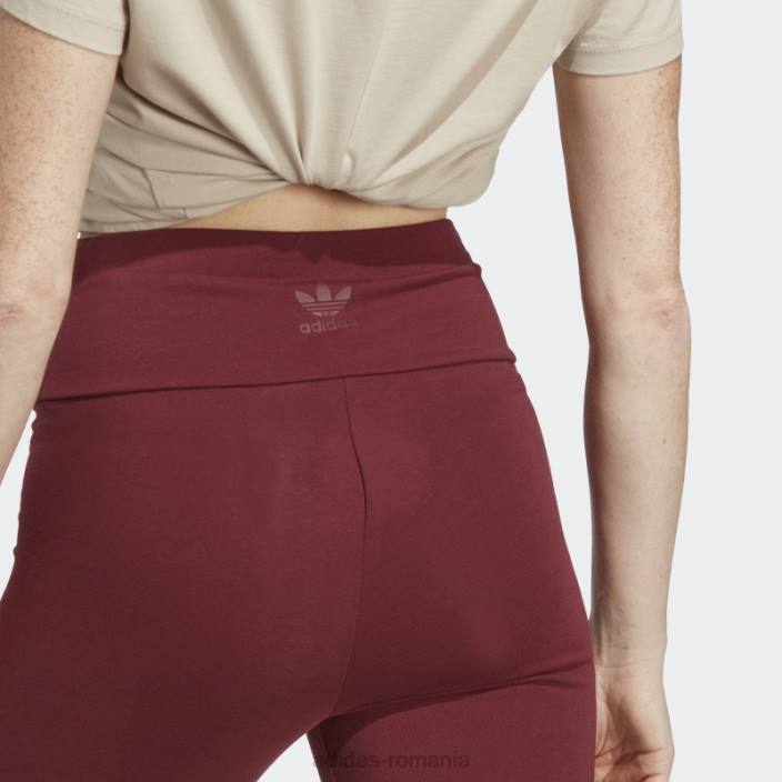 Adidas jambiere cu manșetă cu nervuri roșii femei roșu 2JBN23504