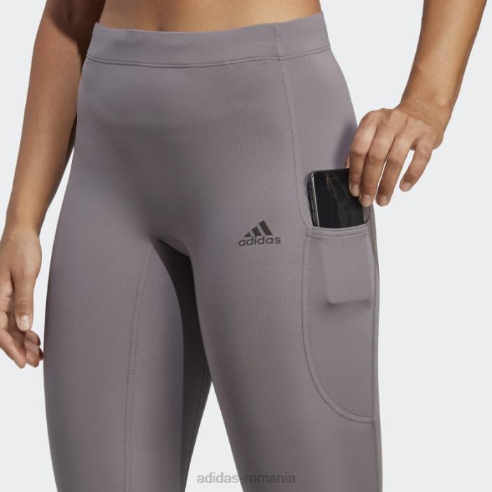 Adidas jambiere de alergare fastimpact 7/8 trace gri femei urmă gri 2JBN23468