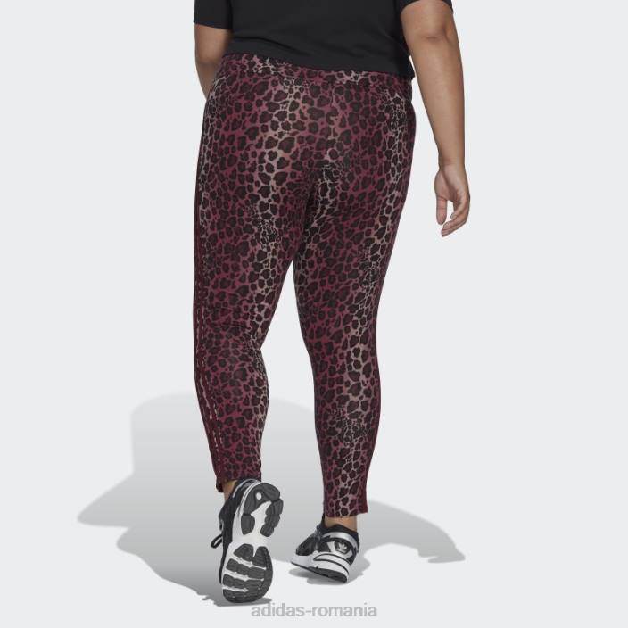 Adidas jambiere maro 7/8 (plus mărime) femei maro/multicolor 2JBN23249