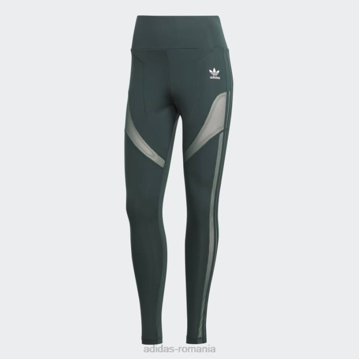 Adidas jambiere trifoil adicolor verde mineral femei verde mineral 2JBN23488