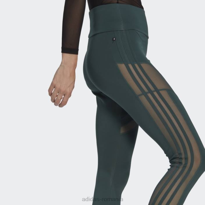 Adidas jambiere trifoil adicolor verde mineral femei verde mineral 2JBN23488