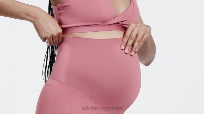Adidas jambiere yoga 7/8 (maternitate) roz adidas femei roz 2JBN23400