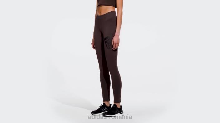 Adidas maro icoane viitoare insignă de jambiere sport adidas femei maro 2JBN23487