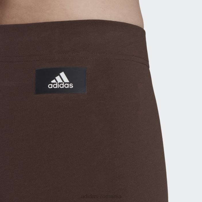 Adidas maro icoane viitoare insignă de jambiere sport adidas femei maro 2JBN23487