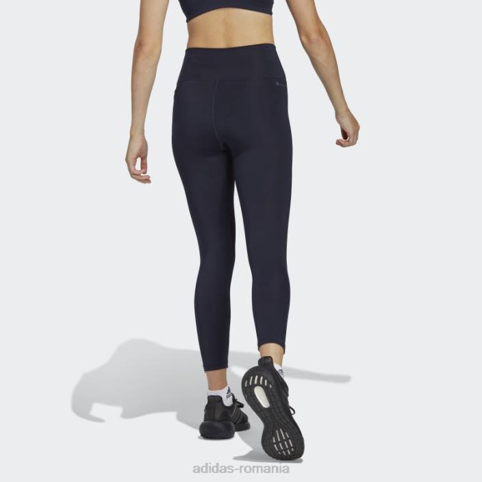 Adidas optime stash buzunar cu talie înaltă 7/8 jambiere cerneală femei cerneală 2JBN23402