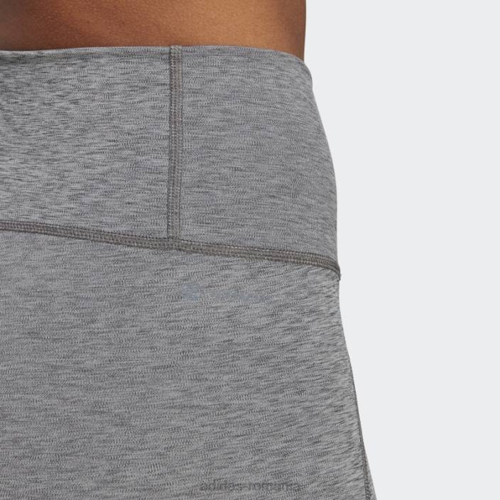 Adidas optime stash buzunar cu talie înaltă jambiere 7/8 gri închis, negru femei erica gri închis 2JBN23401