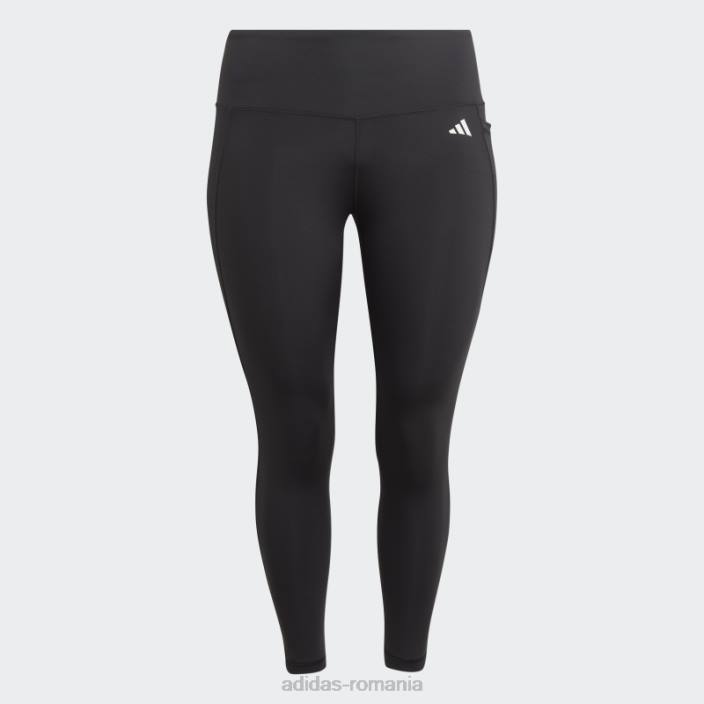 Adidas optime stash pocket training 7/8 jambiere (plus mărime) negru femei negru 2JBN23246