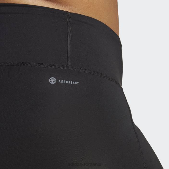 Adidas optime stash pocket training 7/8 jambiere (plus mărime) negru femei negru 2JBN23246