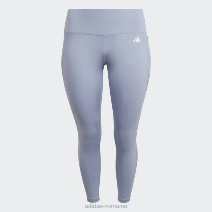 Adidas optime stash pocket training 7/8 jambiere (plus marime) argintiu violet adidas femei violet argintiu 2JBN23352