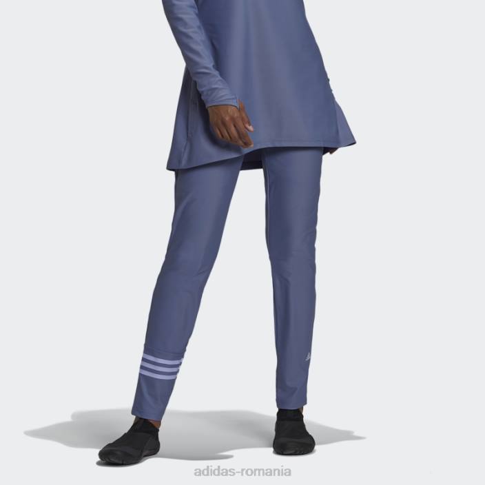 Adidas pantaloni de baie orbit violet 3 dungi adidas femei orbită ton violet/violet 2JBN23523