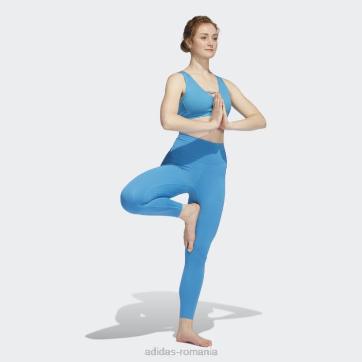 Adidas yoga luxe studio 7/8 jambiere craft blue hot femei craft blue 2JBN23510