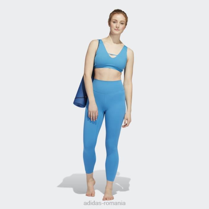 Adidas yoga luxe studio 7/8 jambiere craft blue hot femei craft blue 2JBN23510