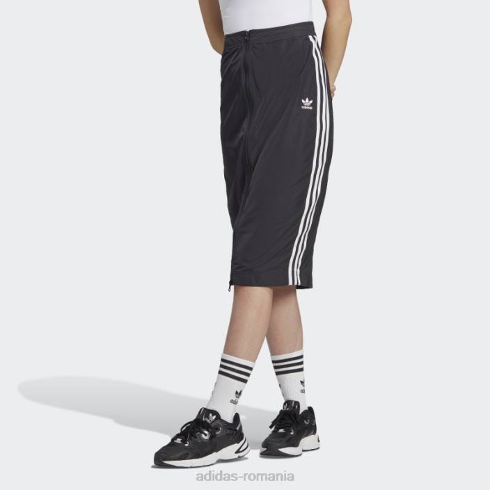 Adidas adicolor classics fustă lungă neagră femei negru 2JBN24164