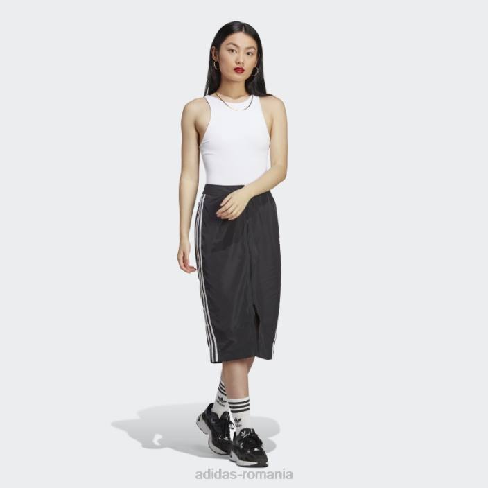 Adidas adicolor classics fustă lungă neagră femei negru 2JBN24164