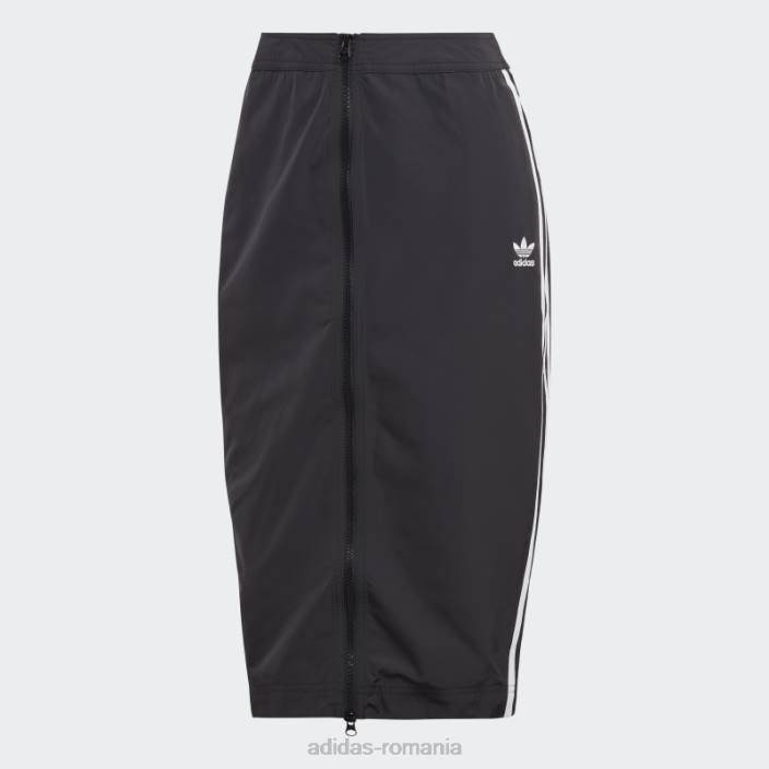 Adidas adicolor classics fustă lungă neagră femei negru 2JBN24164