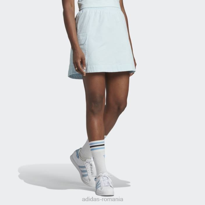 Adidas adicolor classics fusta poplin albastru adidas femei albastru 2JBN24156