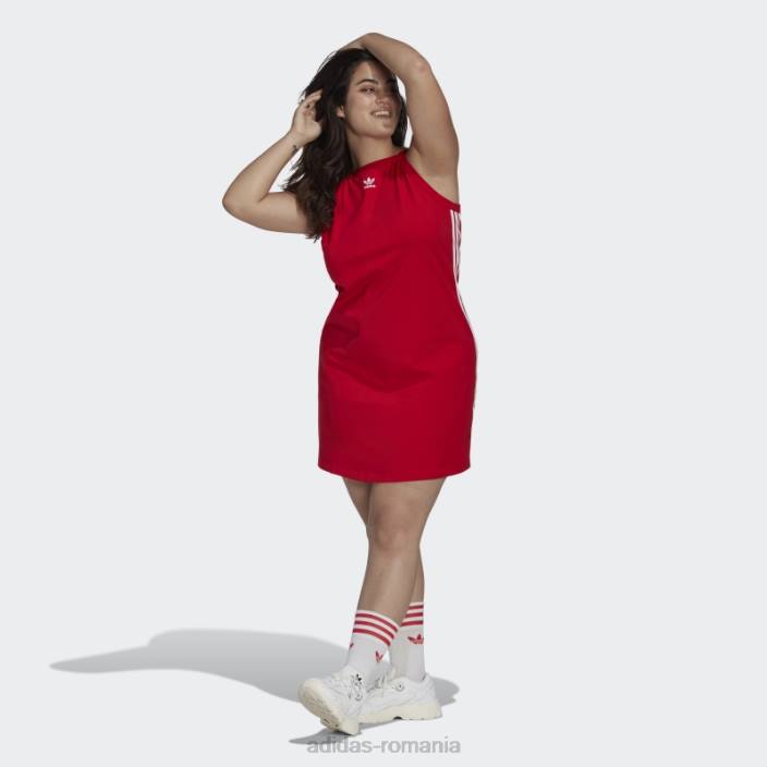 Adidas adicolor classics rochie de vara stramta (plus marime) stacojiu femei stacojiu 2JBN23233