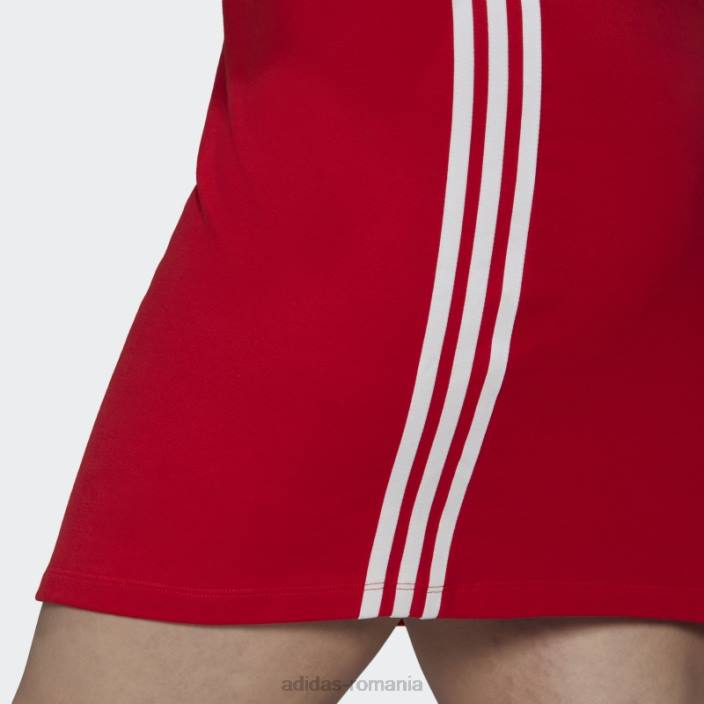Adidas adicolor classics rochie de vara stramta (plus marime) stacojiu femei stacojiu 2JBN23233