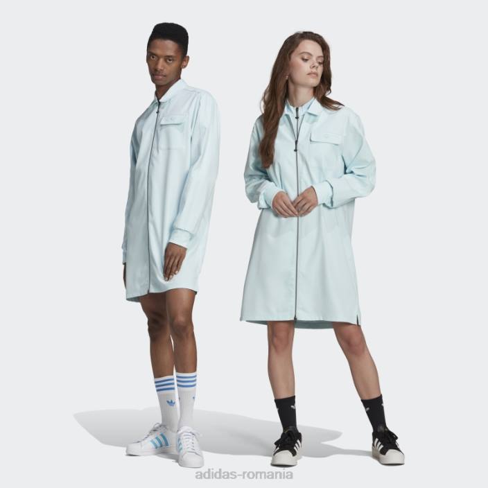 Adidas cămașă rochie croită adicolor contempo albastră (neutru de gen) femei albastru 2JBN24172