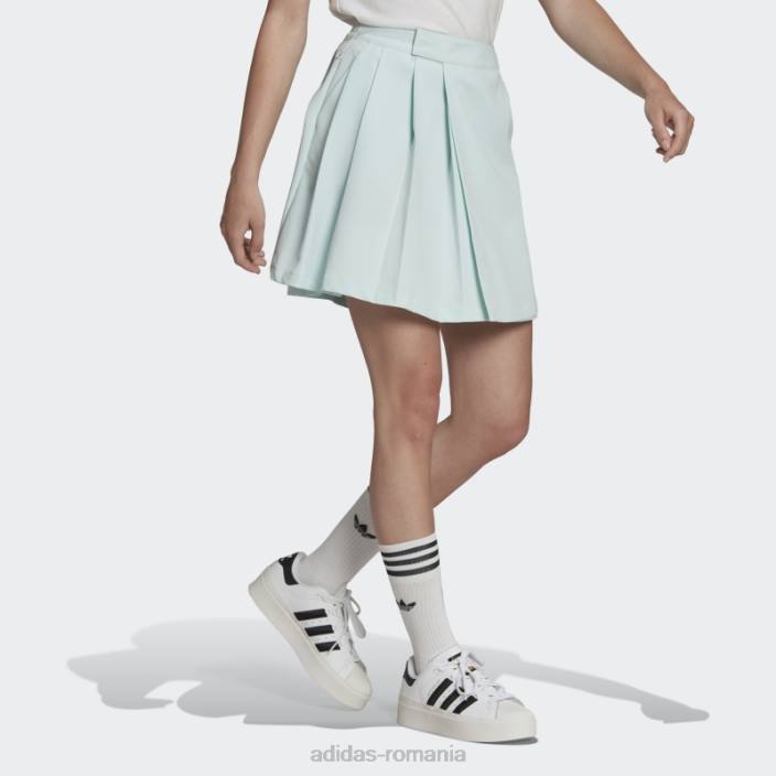 Adidas fustă croită adicolor contempo albastră (neutru de gen) femei albastru 2JBN24178