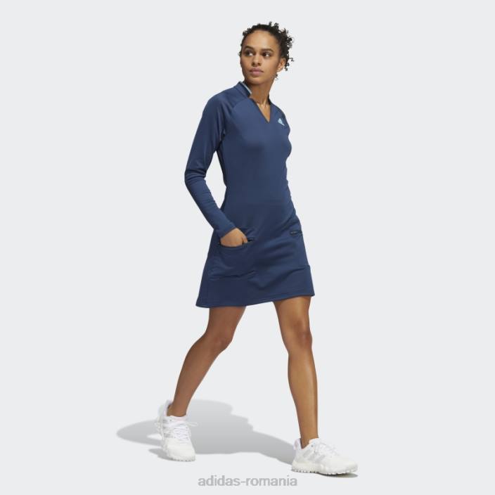 Adidas rochie de golf din tricot urzeală bleumarin femei marina 2JBN24157