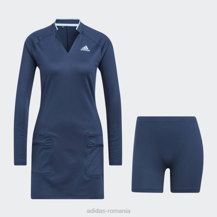 Adidas rochie de golf din tricot urzeală bleumarin femei marina 2JBN24157