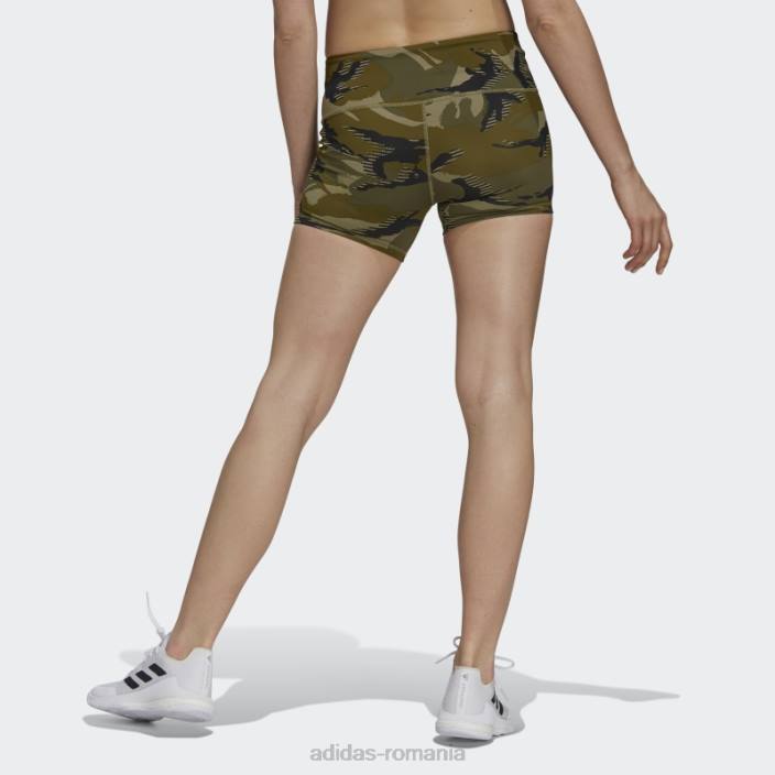 Adidas Colanți scurti adidas de 4 inci camo verde orbit femei orbita verde/negru/alb 2JBN23631