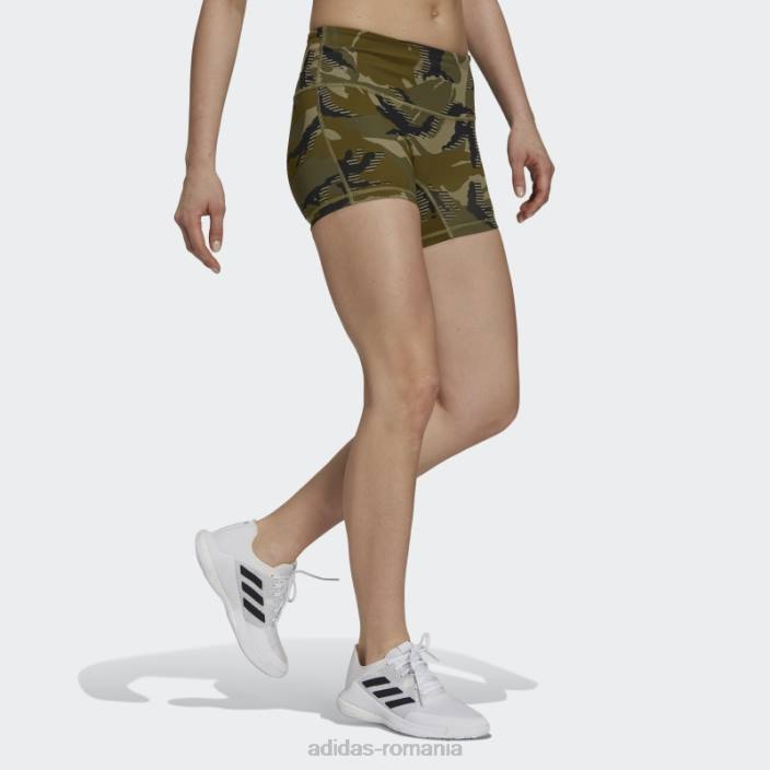 Adidas Colanți scurti adidas de 4 inci camo verde orbit femei orbita verde/negru/alb 2JBN23631