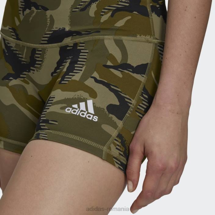 Adidas Colanți scurti adidas de 4 inci camo verde orbit femei orbita verde/negru/alb 2JBN23631