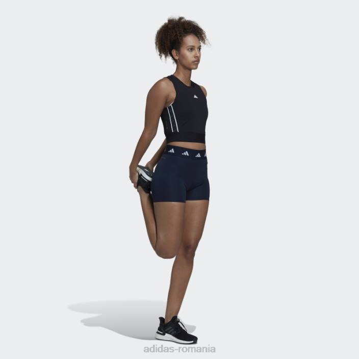 Adidas Leggings scurti adidas ink techfit period proof de 3 inci femei cerneală 2JBN23613