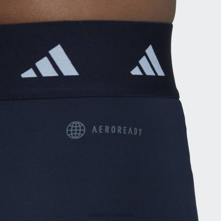 Adidas Leggings scurti adidas ink techfit period proof de 3 inci femei cerneală 2JBN23613