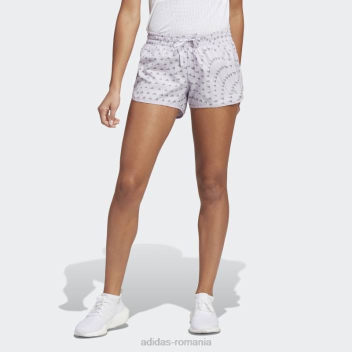 Adidas argintiu zori run it brand love pantaloni scurți femei zori argintii 2JBN23663