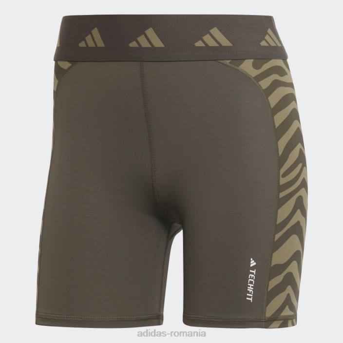 Adidas branch hyperglam techfit zebra jambiere scurte cu talie înaltă adidas femei ramură 2JBN23541