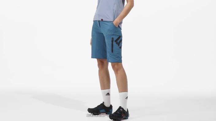 Adidas cinci zece marca de oțel curajos pantaloni scurți femei oţel 2JBN23660