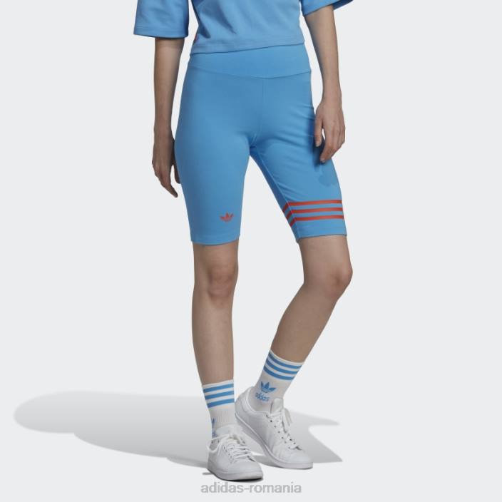 Adidas colanți pentru biciclete adicolor neuclassics albaștri femei albastru 2JBN23566