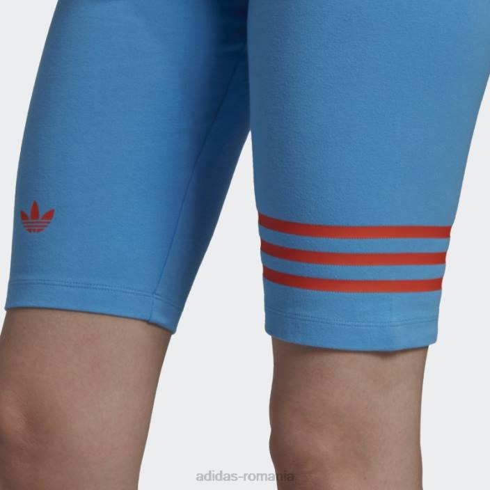 Adidas colanți pentru biciclete adicolor neuclassics albaștri femei albastru 2JBN23566