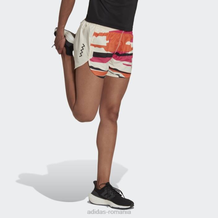Adidas ecru tint thebe magugu run fast running pantaloni scurți adidas femei nuanță ecru 2JBN23601