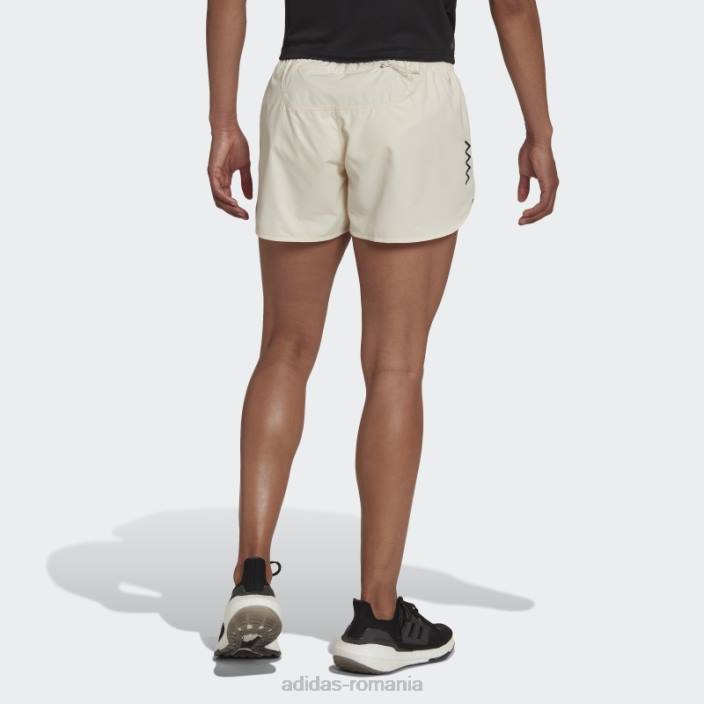 Adidas ecru tint thebe magugu run fast running pantaloni scurți adidas femei nuanță ecru 2JBN23601