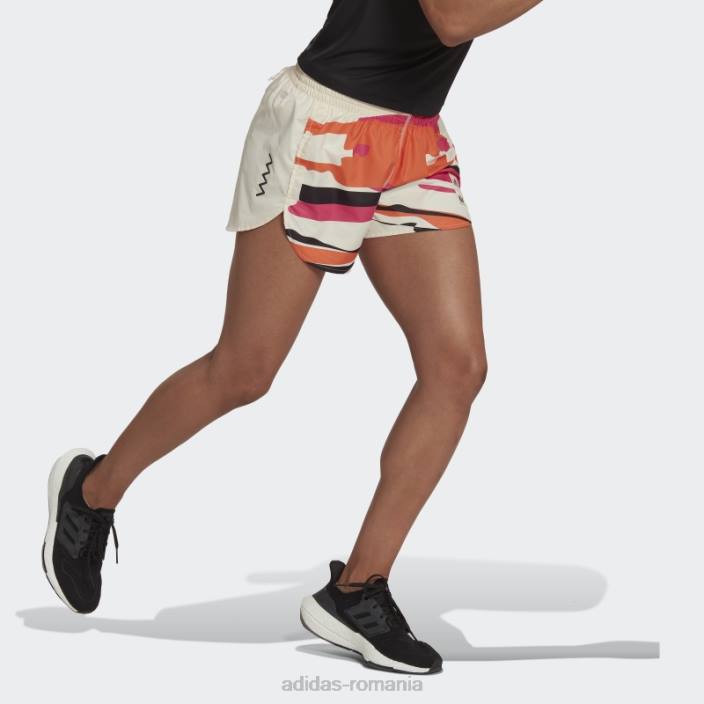 Adidas ecru tint thebe magugu run fast running pantaloni scurți adidas femei nuanță ecru 2JBN23601