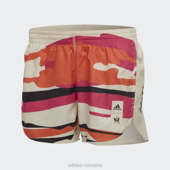Adidas ecru tint thebe magugu run fast running pantaloni scurți adidas femei nuanță ecru 2JBN23601